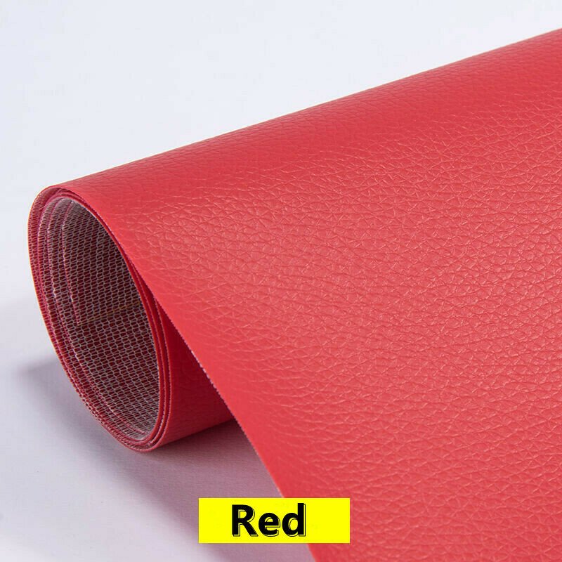 LeatherMend leather repair patch in Red