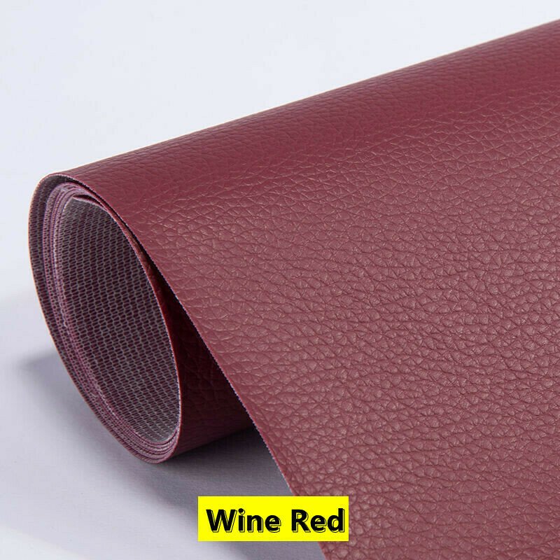 LeatherMend leather repair patch in Wine Red