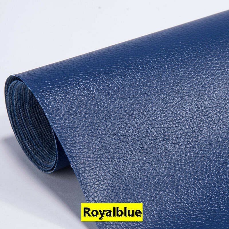 LeatherMend leather repair patch in Royalblue