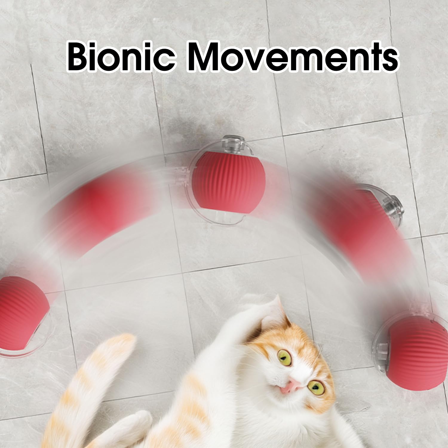 Bionic movements keep pets engaged