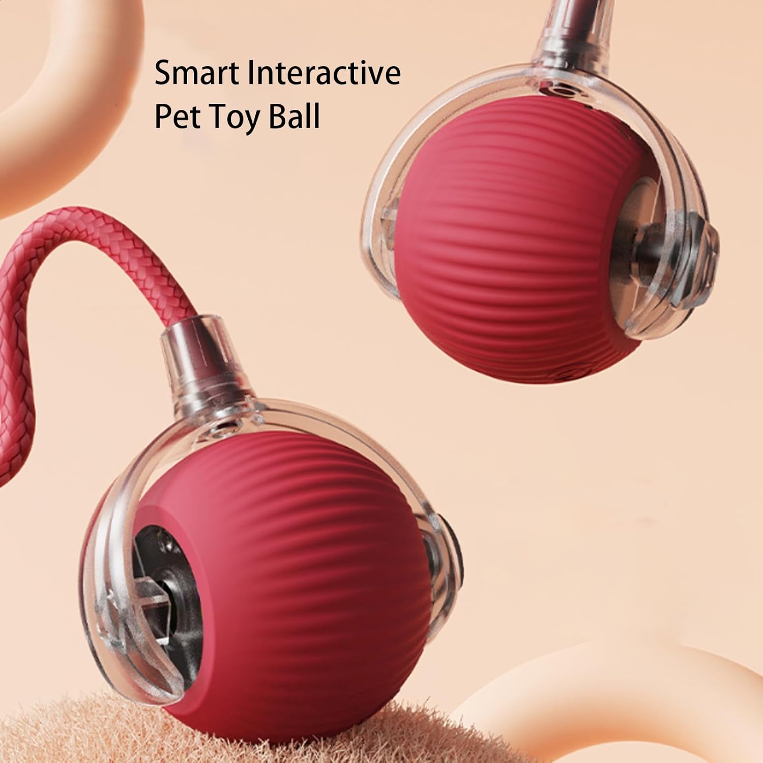 Smart interactive pet toy ball