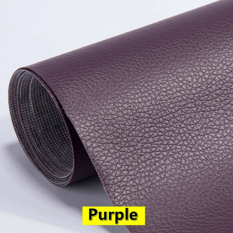 LeatherMend leather repair patch in Purple