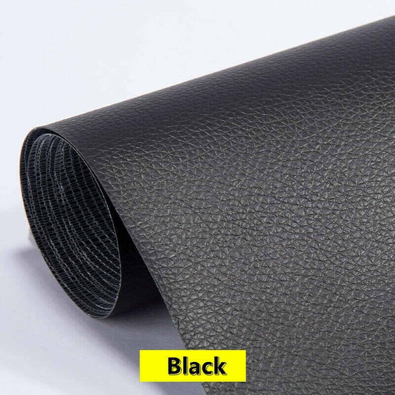 LeatherMend leather repair patch in Black