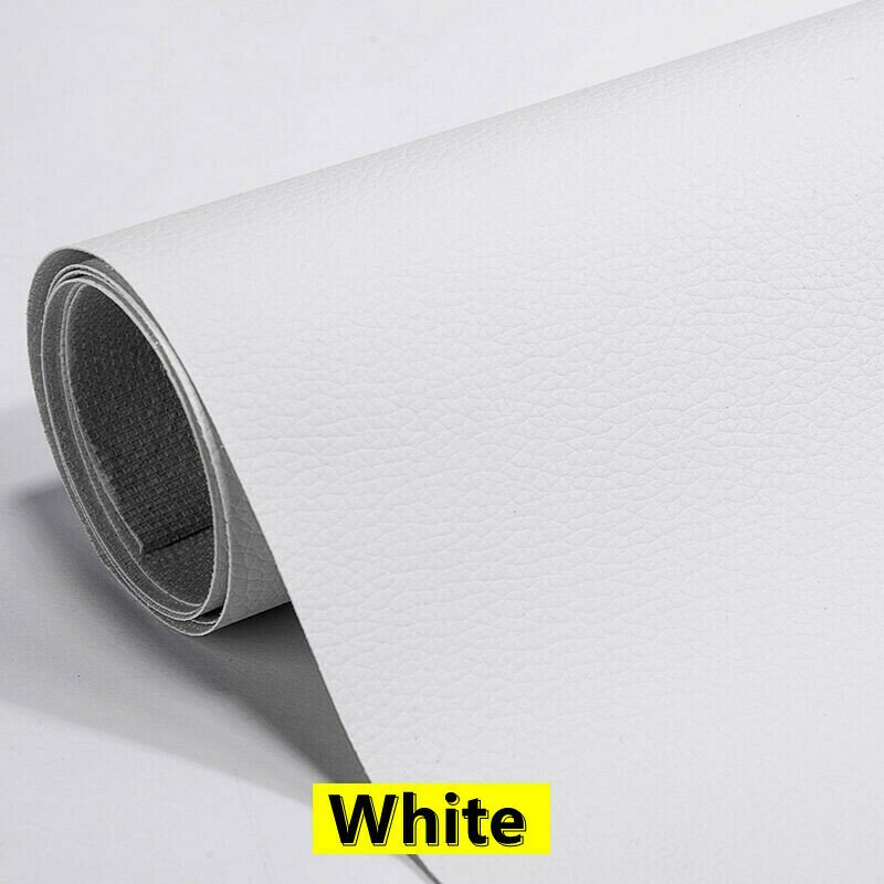 LeatherMend leather repair patch in White