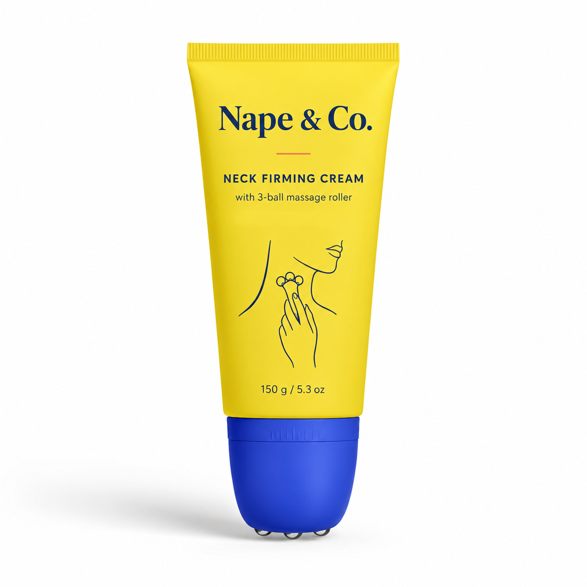 Nape & Co.™ Neck Firming Cream with 3-Ball Roller