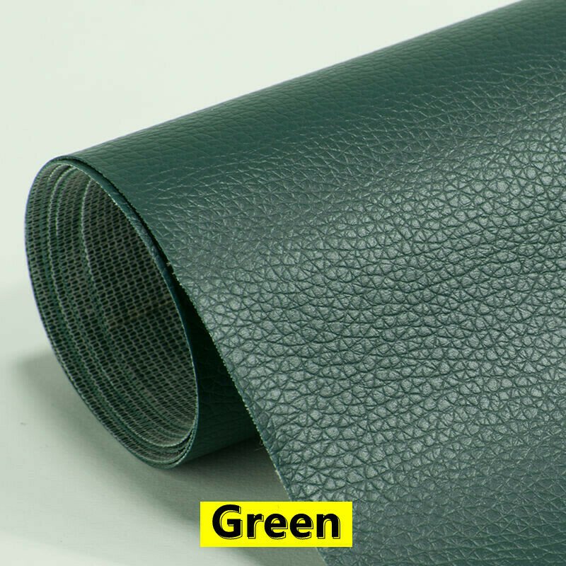 LeatherMend leather repair patch in Green