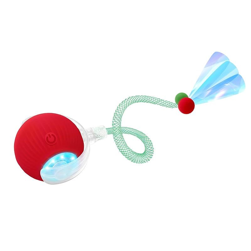 Red Hunter Edition pet ball with teaser tail