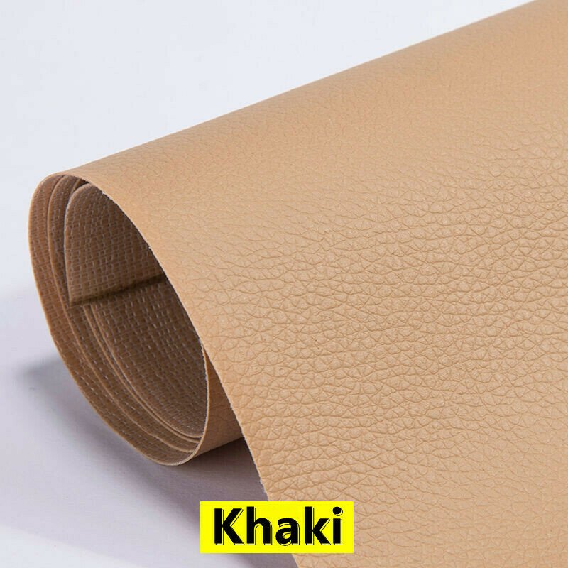 LeatherMend leather repair patch in Khaki