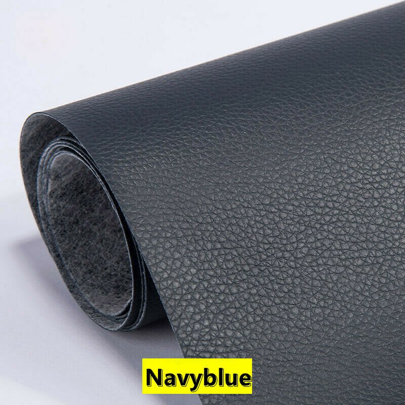 LeatherMend leather repair patch in Navyblue