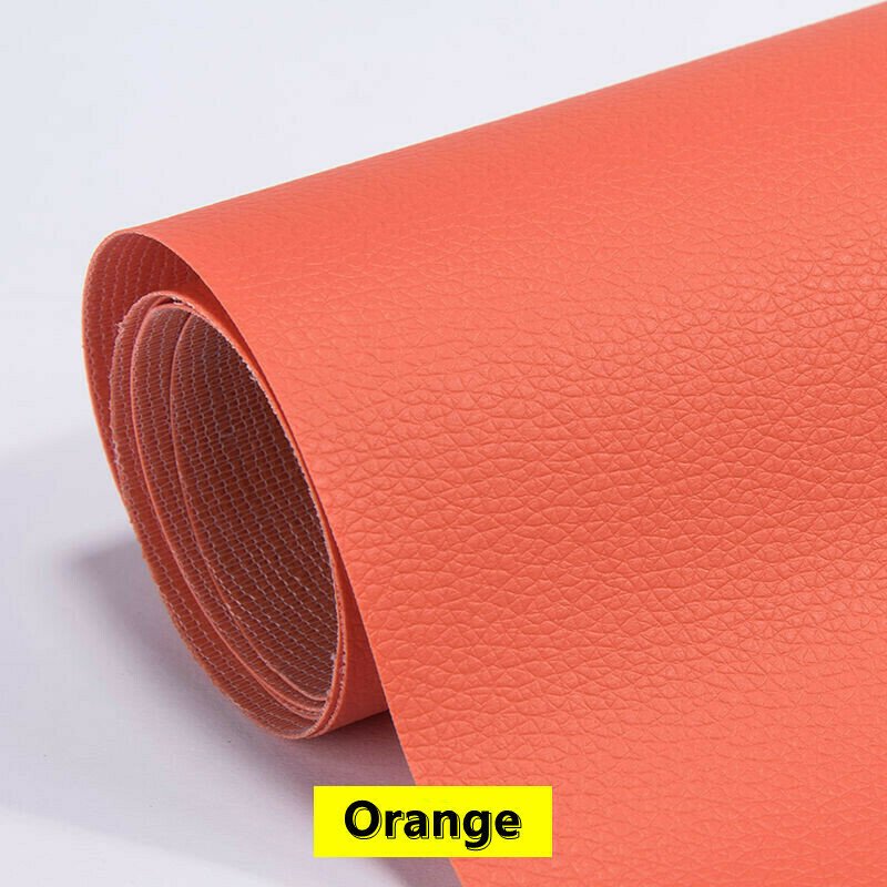 LeatherMend leather repair patch in Orange