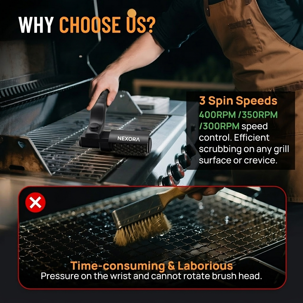 3 spin speeds 400/260/120 RPM powered vs manual brushing comparison