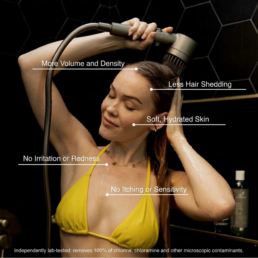 Benefits: more volume, less shedding, soft hydrated skin