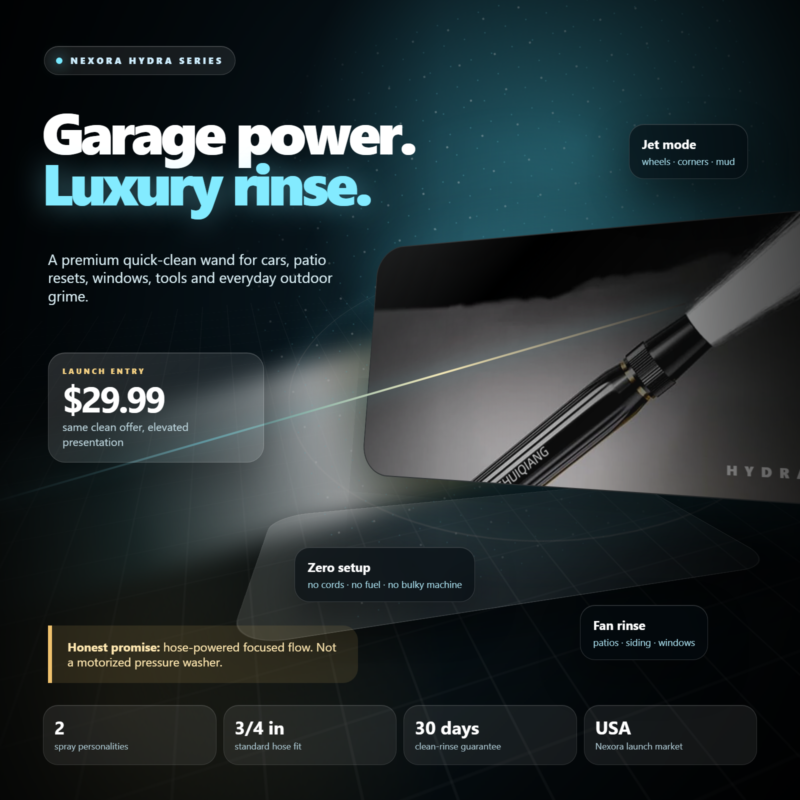 HYDRA™ Power-Wash Wand